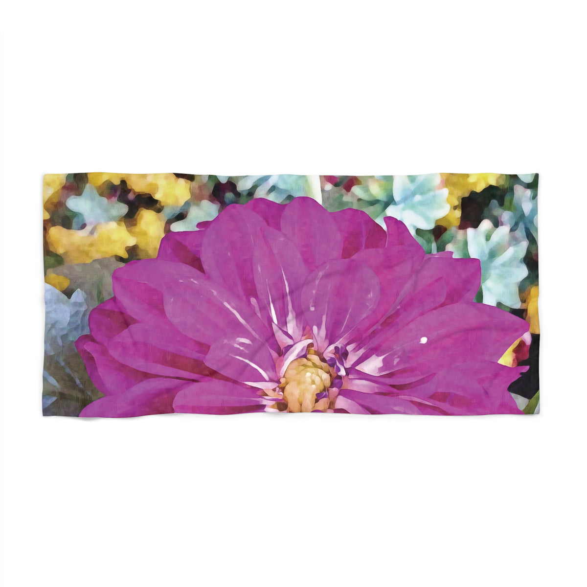 Beach Towel – Flower of Dahlia