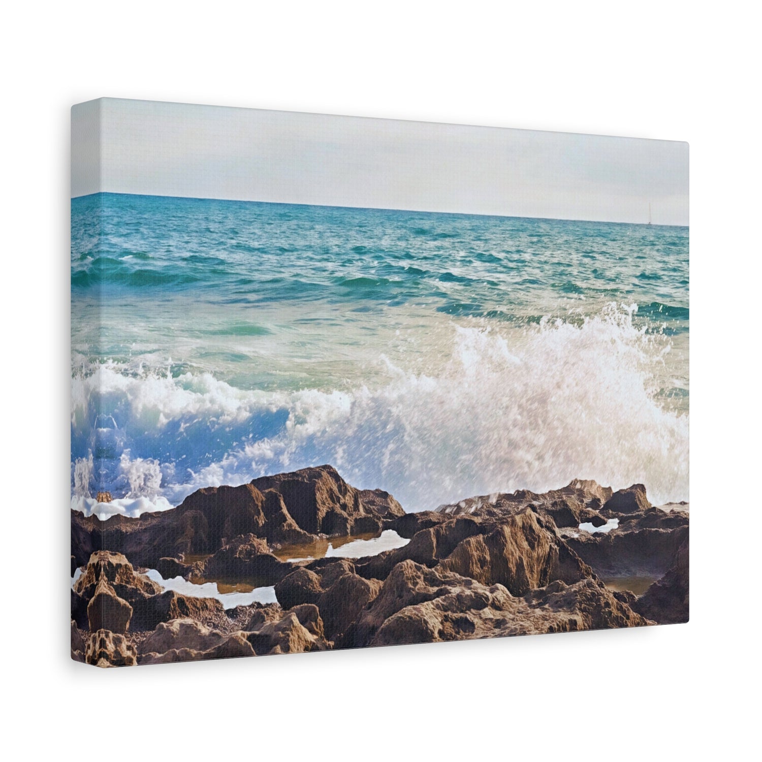 Stretched Matte Canvas - Sea (Variant 08)