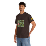 Unisex Heavy Cotton Tee - Poly Art - Flower of Lotus (Variant 3)