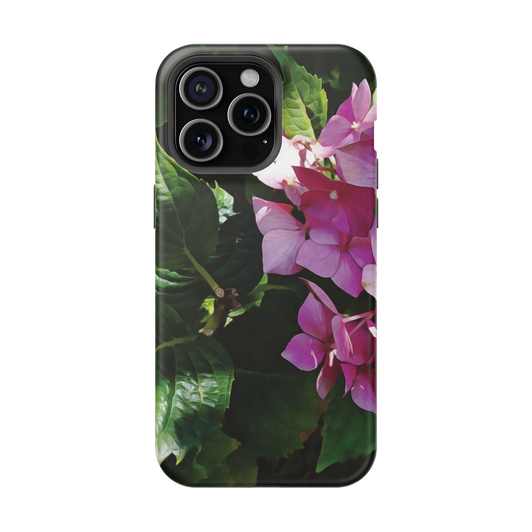 Magnetic Tough Phone Case - Flower of Ortensia/Hydrangea Macrophylla