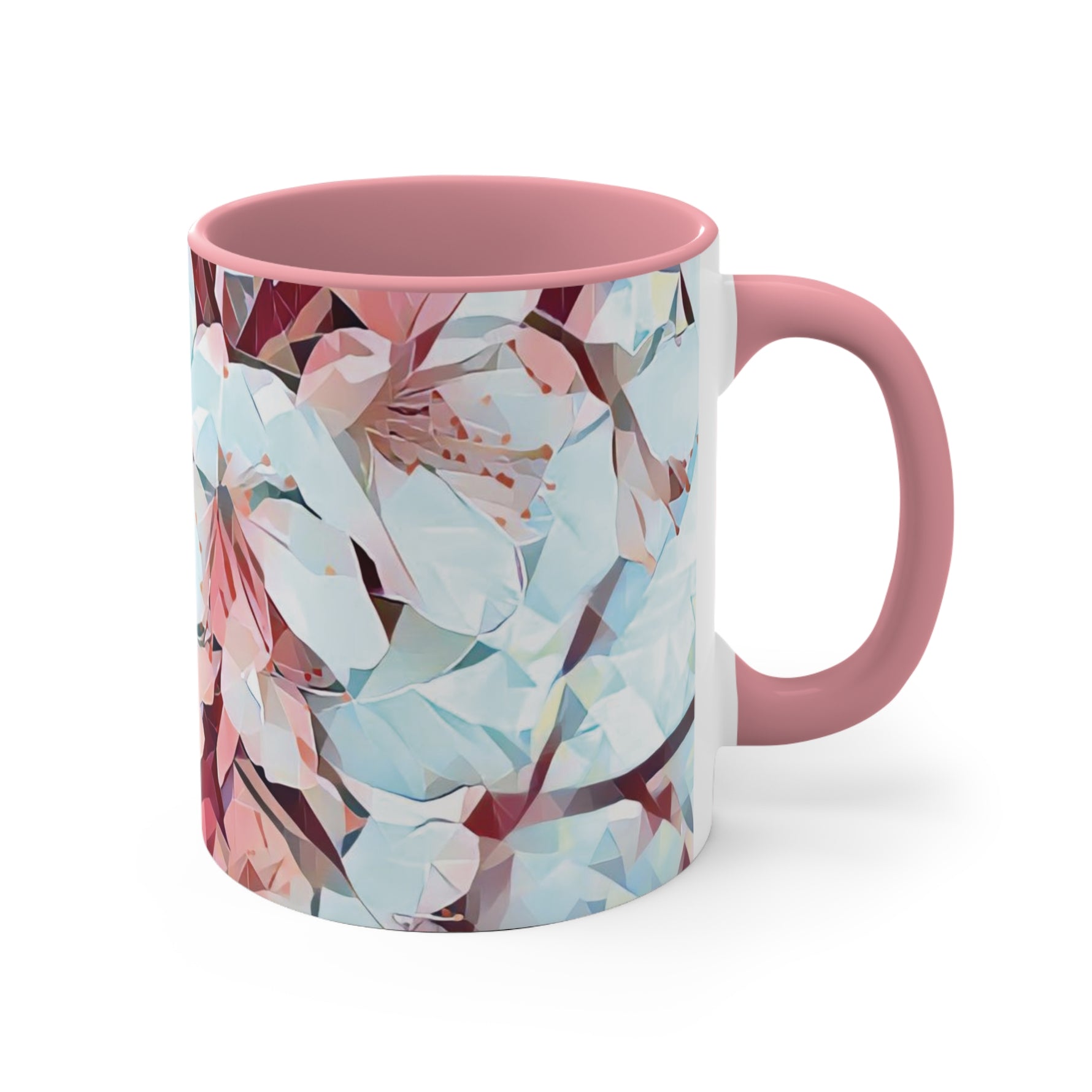 Mug 11oz - Poly Art - Apple's Tree Flower (Variant 4)