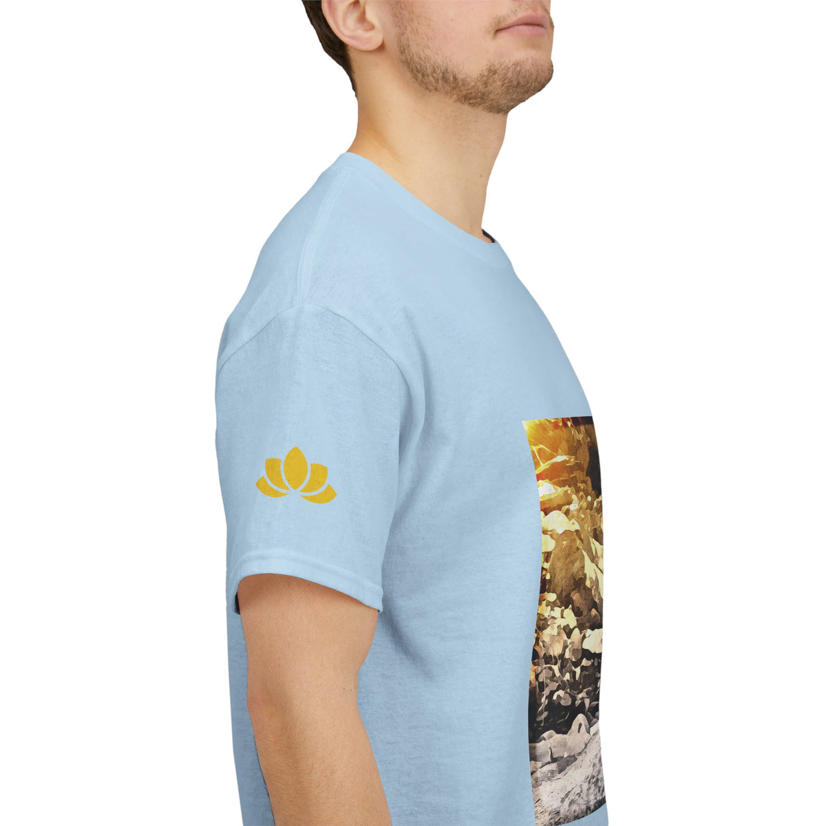 Unisex Heavy Cotton Tee - Stone Balance (Variant 1)