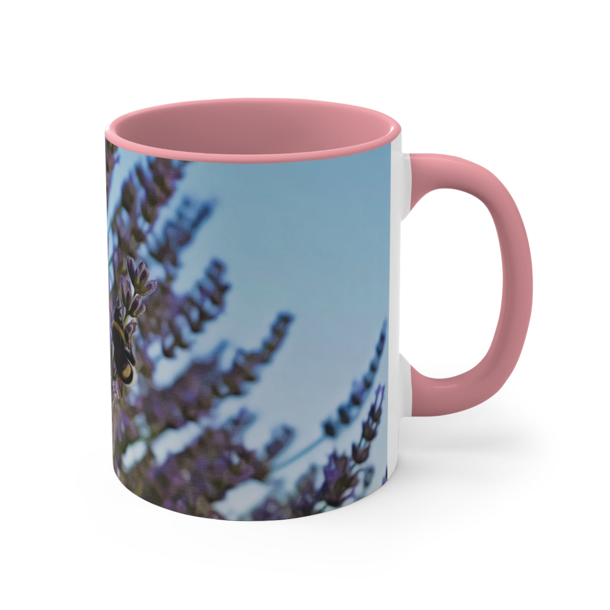 Mug 11oz - Flower of Lavender with Bombus Insect (Variant 1)
