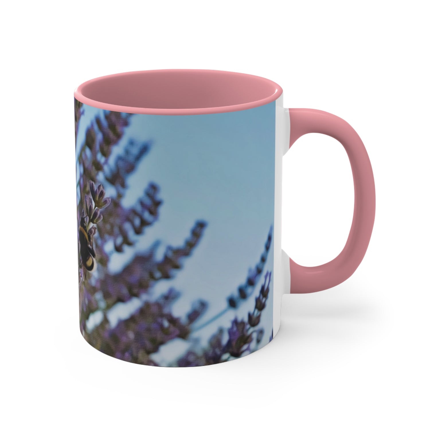 Mug 11oz - Flower of Lavender with Bombus Insect (Variant 1)