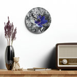 Acrylic Wall Clock - Poly Art - Flower of Anemone