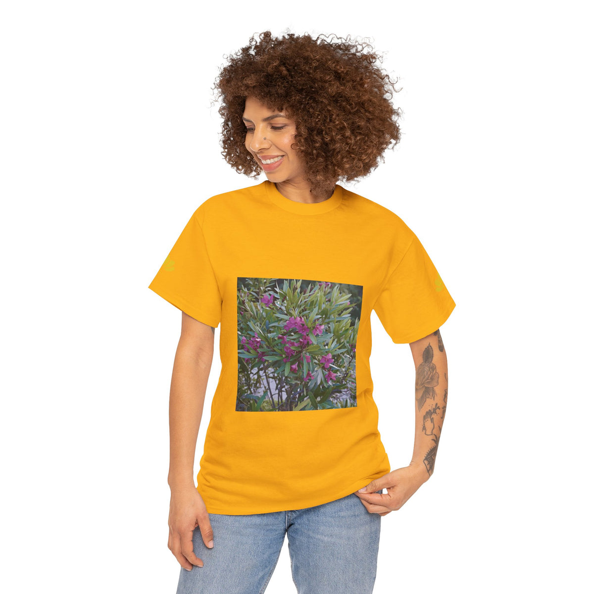 Unisex Heavy Cotton Tee - Flower of Oleander