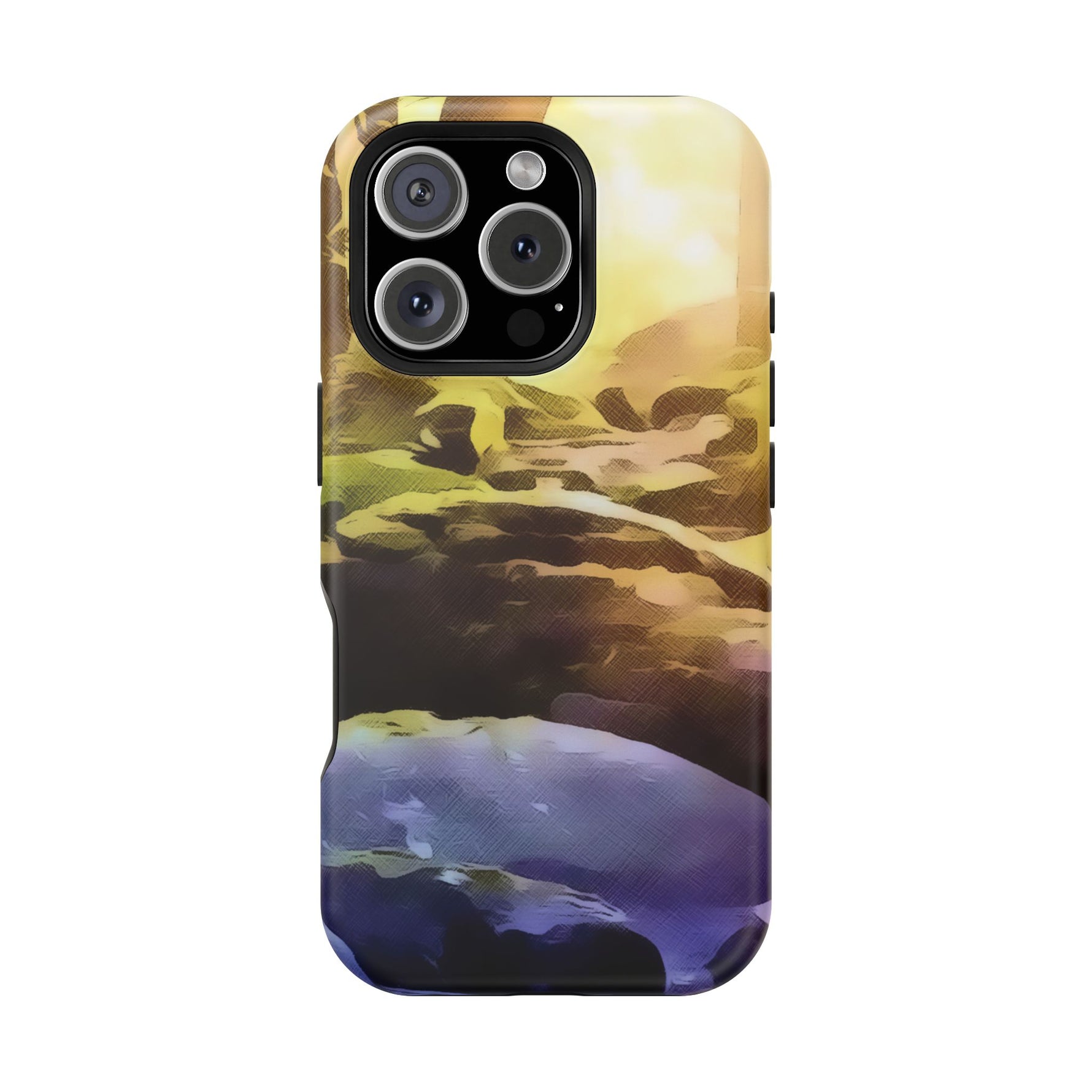 Magnetic Tough Phone Case - Golden Reflections (Variant 2)
