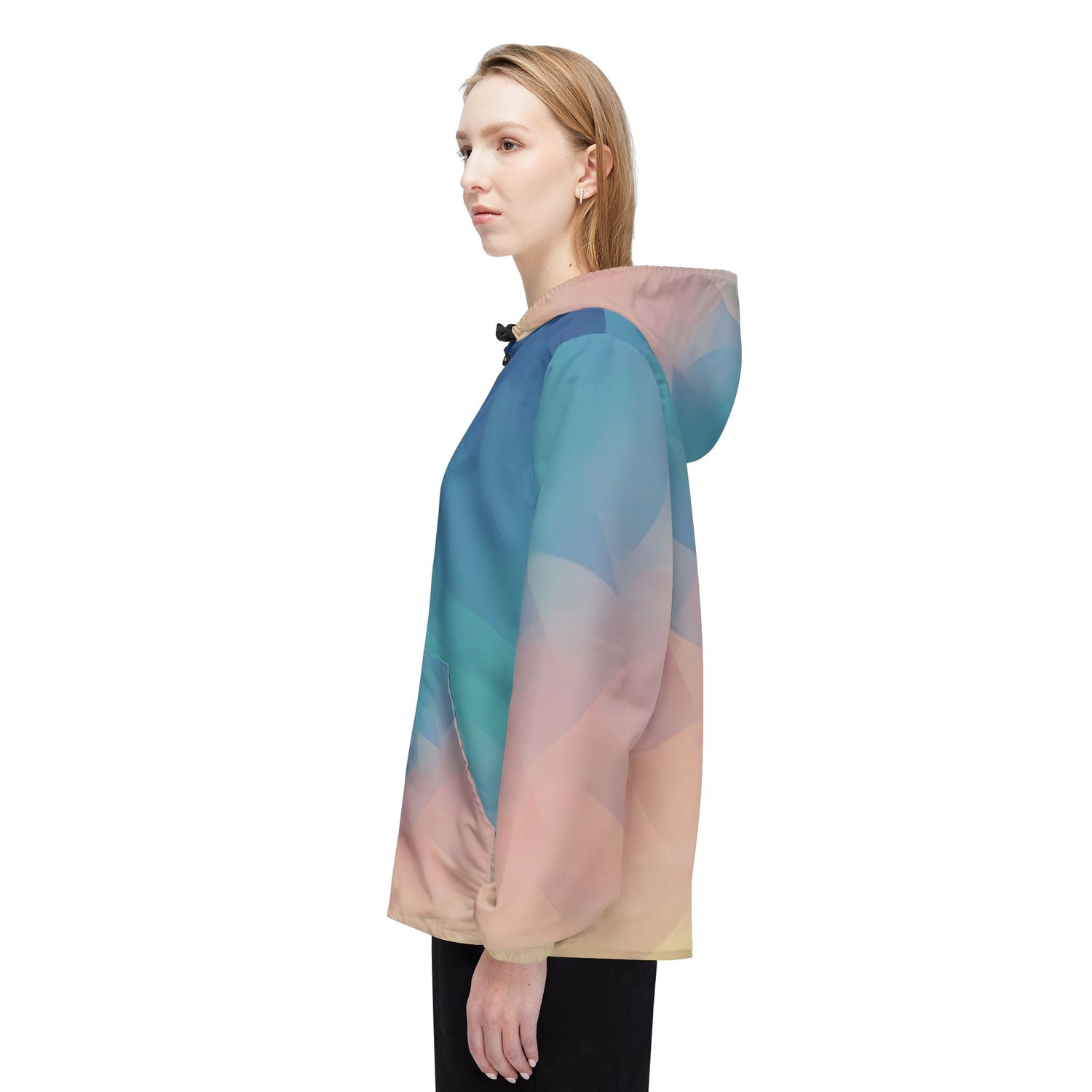 Windbreaker Jacket - Poly Art - Sunset Sky (Variant 1)