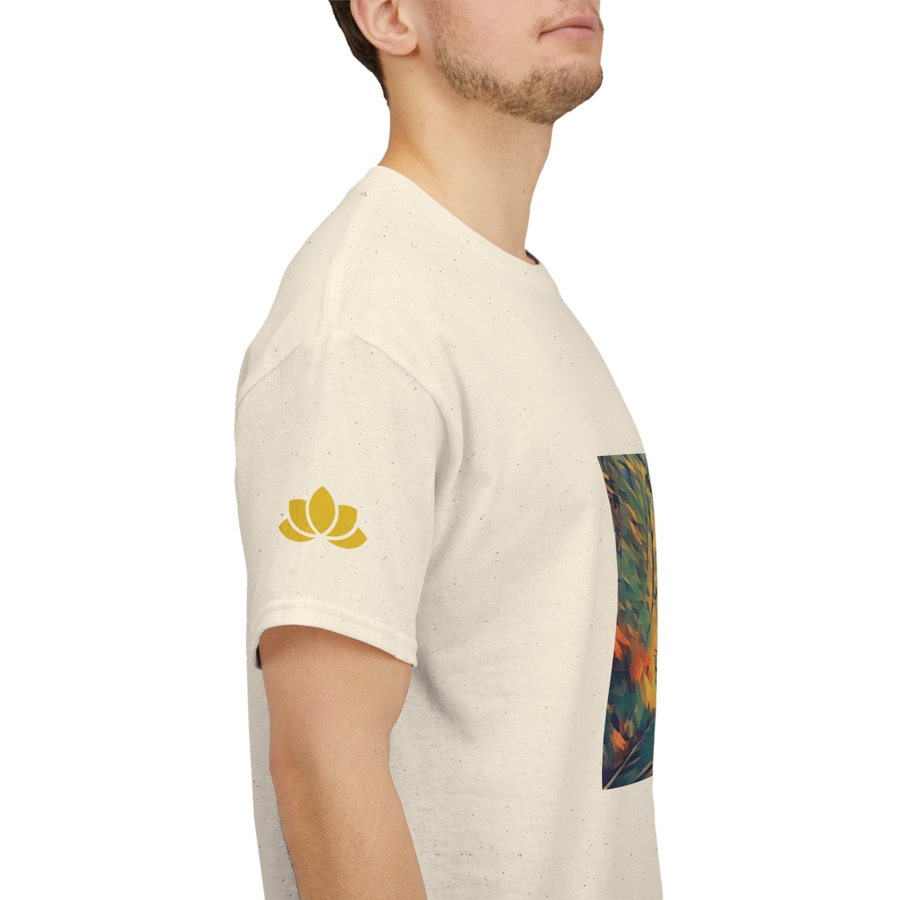 Unisex Heavy Cotton Tee - Poly Art - Forest (Variant 1)