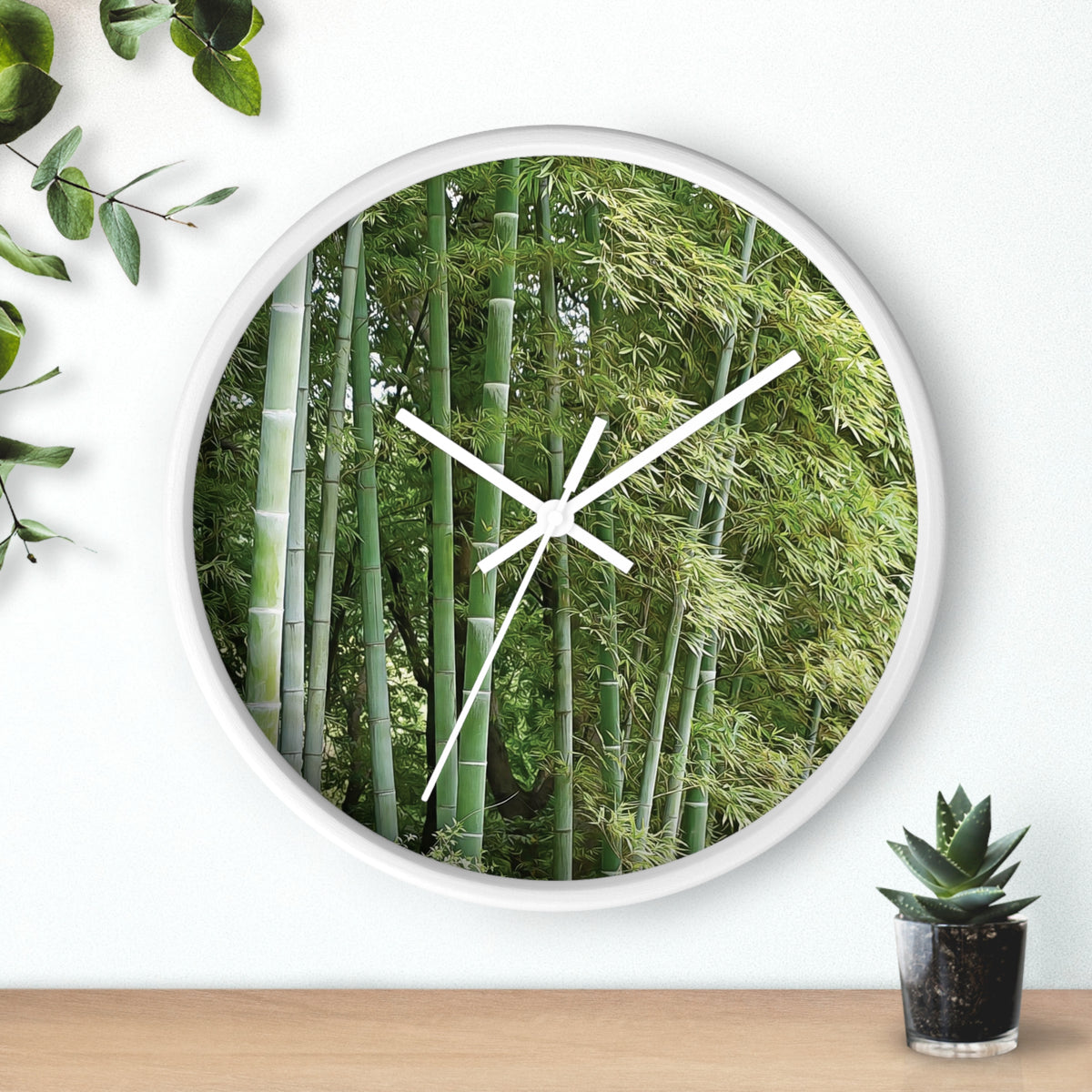 Wall Clock - Bamboo (Variant 1)