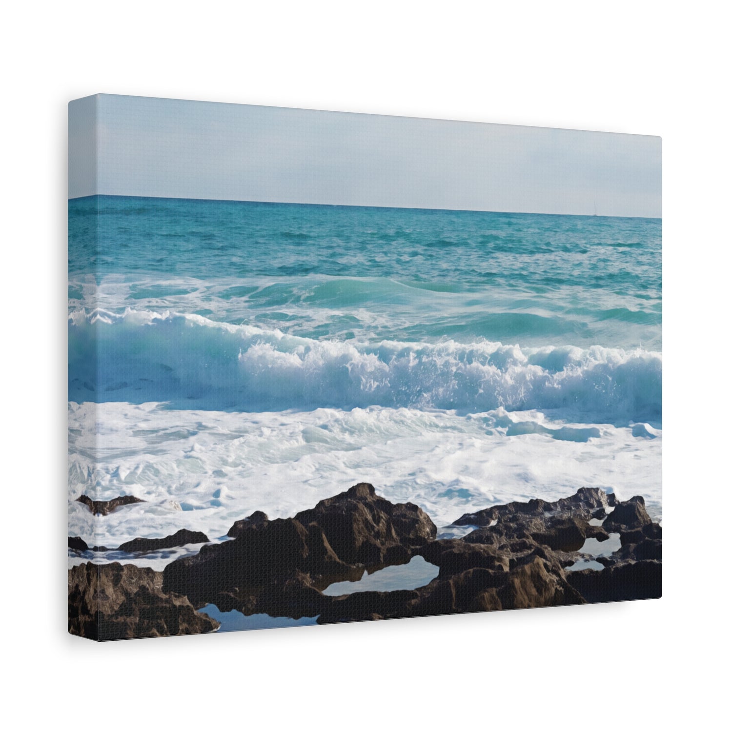 Stretched Matte Canvas - Sea (Variant 10)