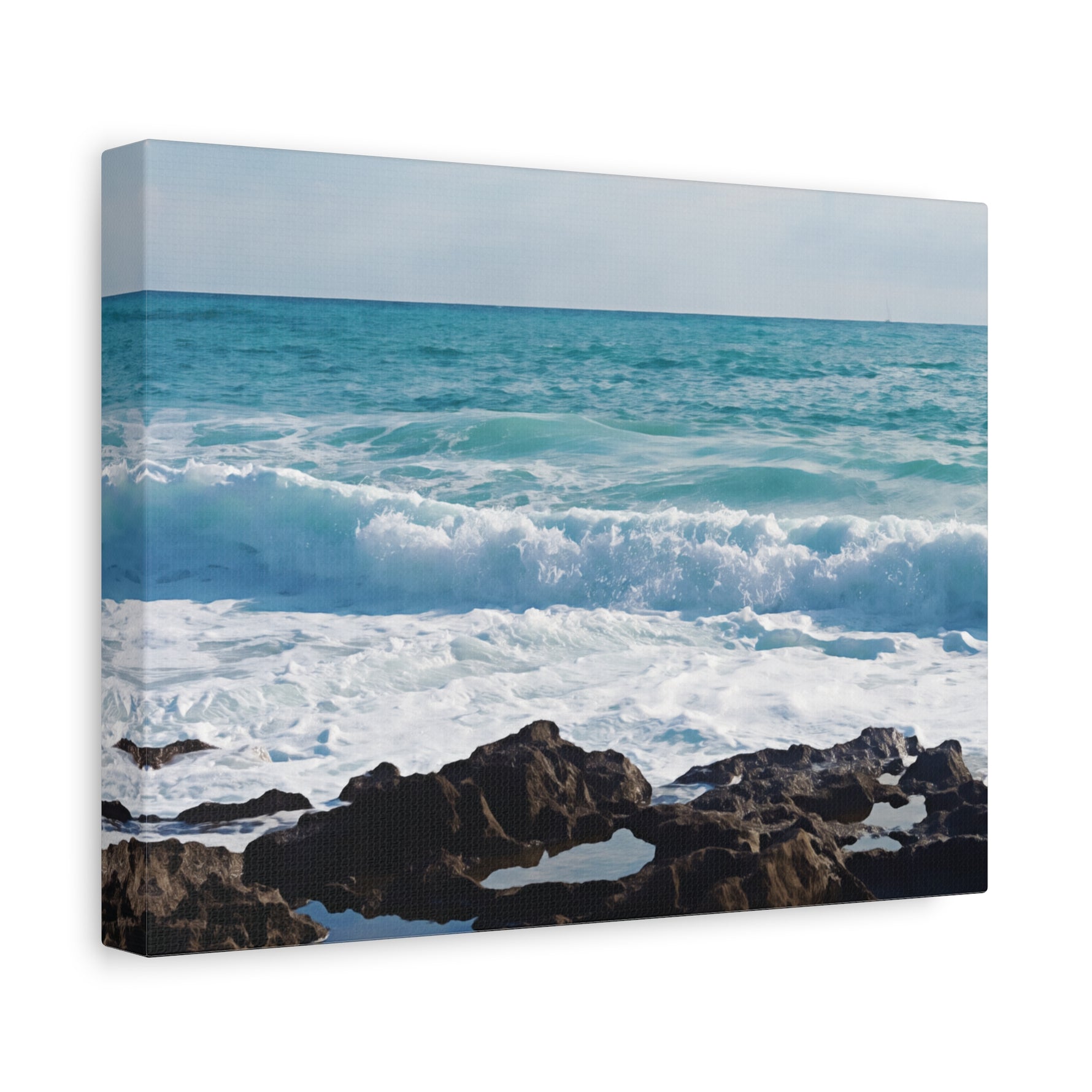 Stretched Matte Canvas - Sea (Variant 10)