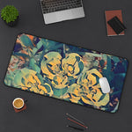 Desk Mat - Poly Art - Flower of Euphorbia Helioscopia