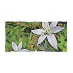 Beach Towel – Poly Art - Flower of Ornithogalum (Variant 2)
