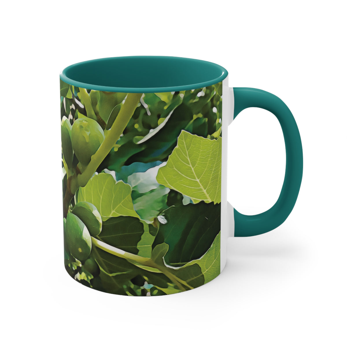 Mug 11oz - Fig's Plant, with Fruits and Leaves