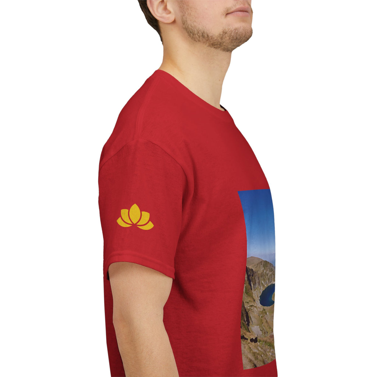 Unisex Heavy Cotton Tee - Rila Lakes (Variant 2)