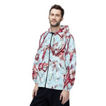 Windbreaker Jacket - Poly Art - Apple's Tree Flower (Variant 4)