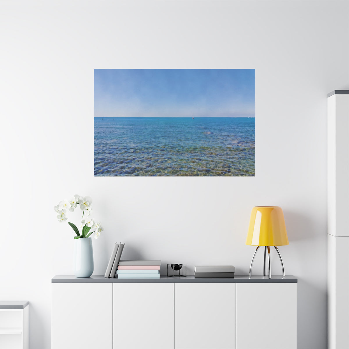 Stretched Matte Canvas - Sea (Variant 03)