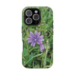 Magnetic Tough Phone Case - Flower of Malva Sylvestris