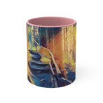 Mug 11oz - Poly Art - Forest, a Path (Variant 1)
