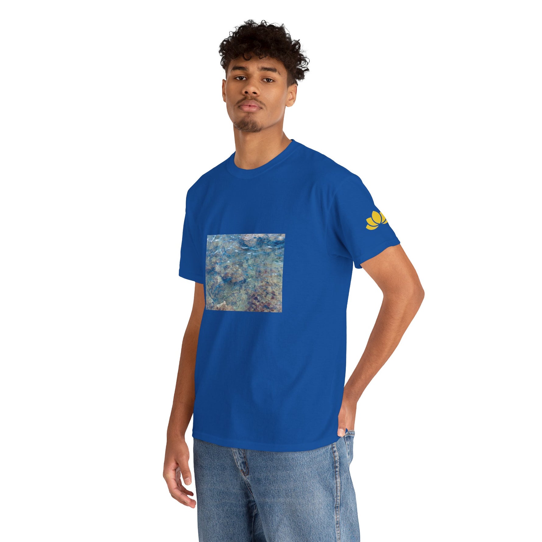 Unisex Heavy Cotton Tee - Sea (Variant 3)