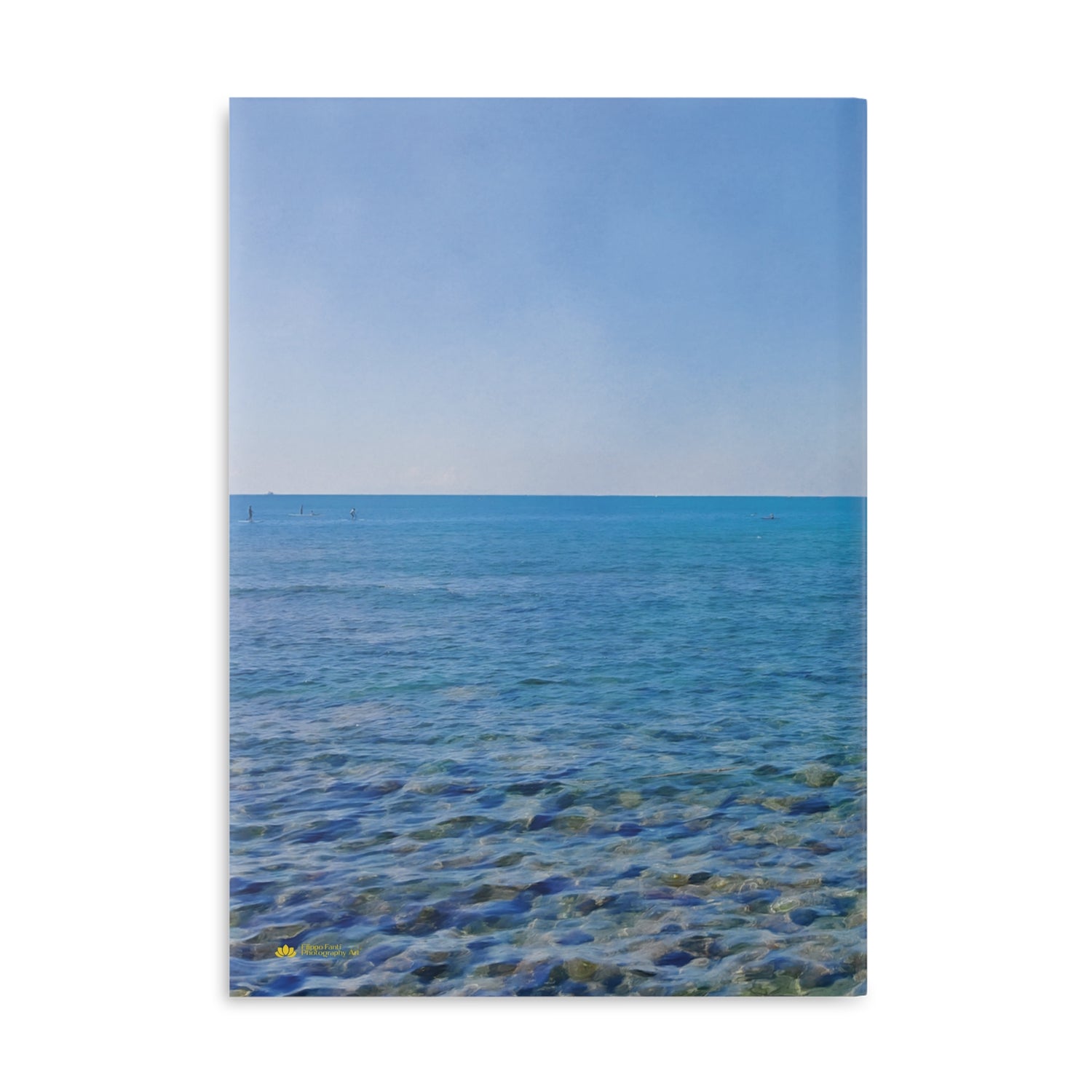 Hardcover Notebook with Puffy Covers - Sea Landscape (Variant 02)