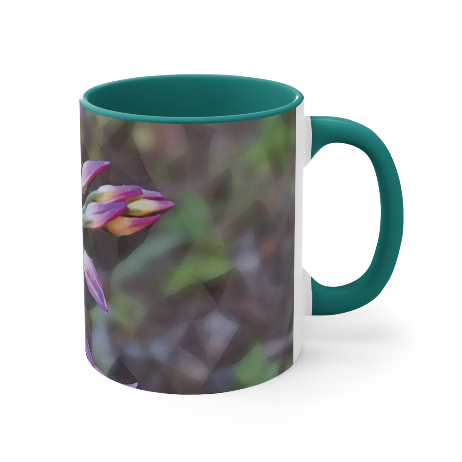 Mug 11oz - Poly Art - Flower of Cephalanthera Rubra