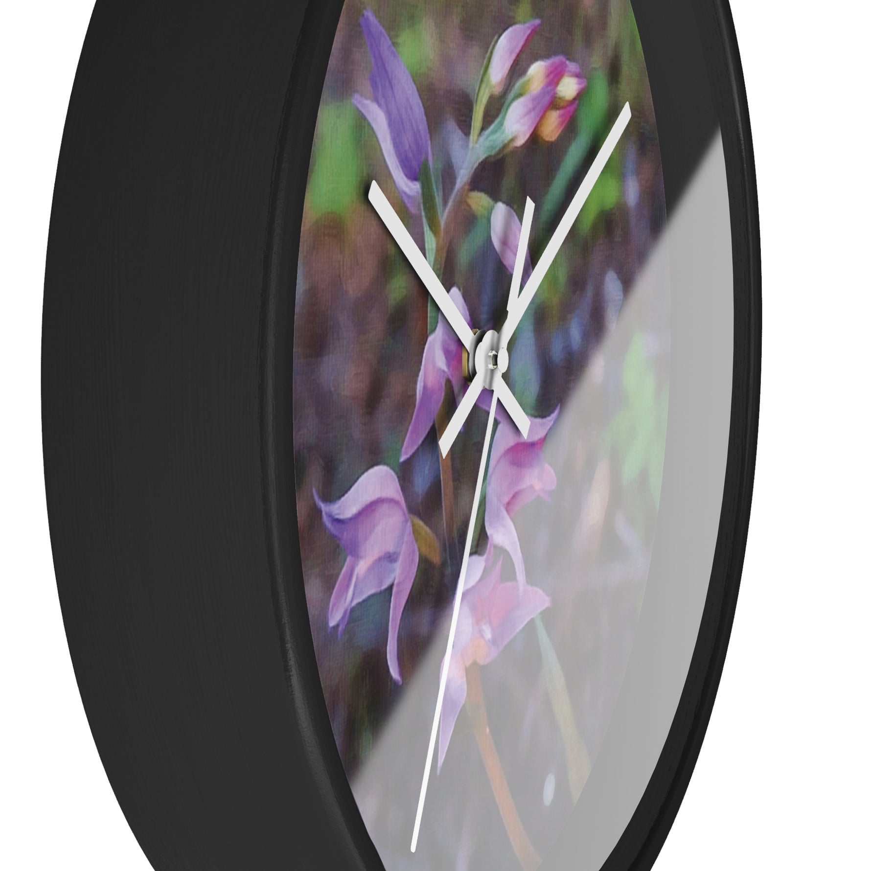 Wall Clock - Flower of Cephalanthera Rubra