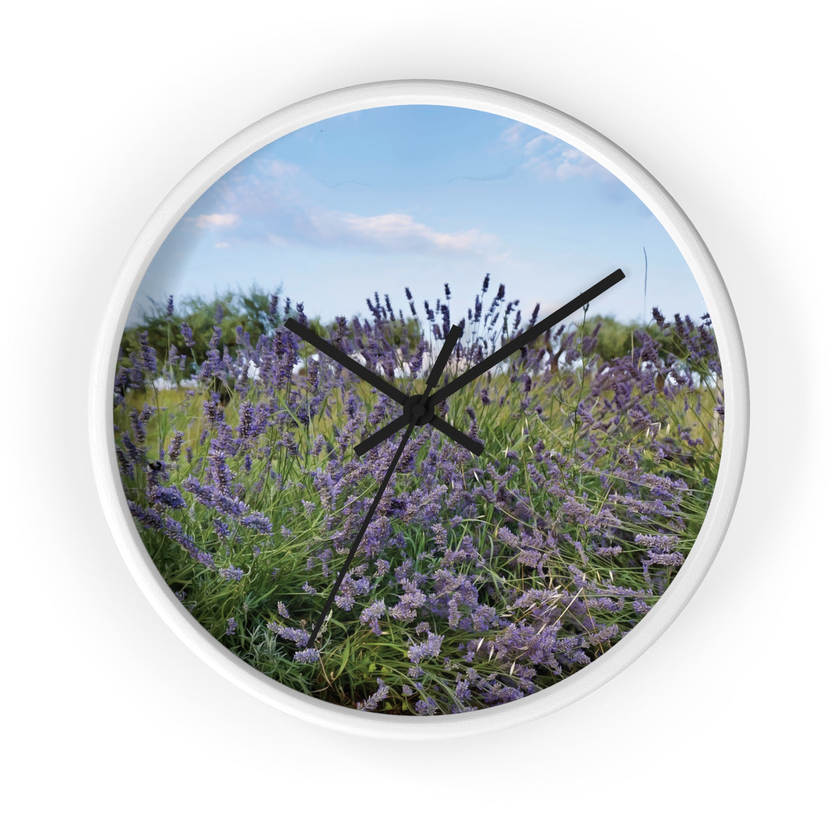 Wall Clock - Flower of Lavender (Variant 1)