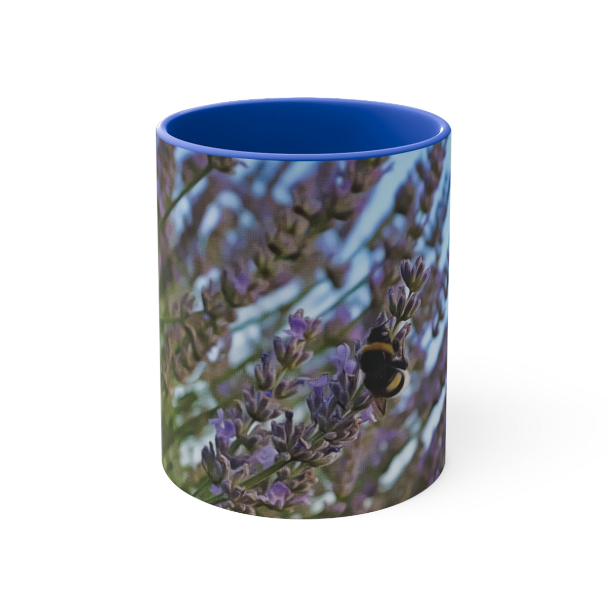 Mug 11oz - Flower of Lavender with Bombus Insect (Variant 1)