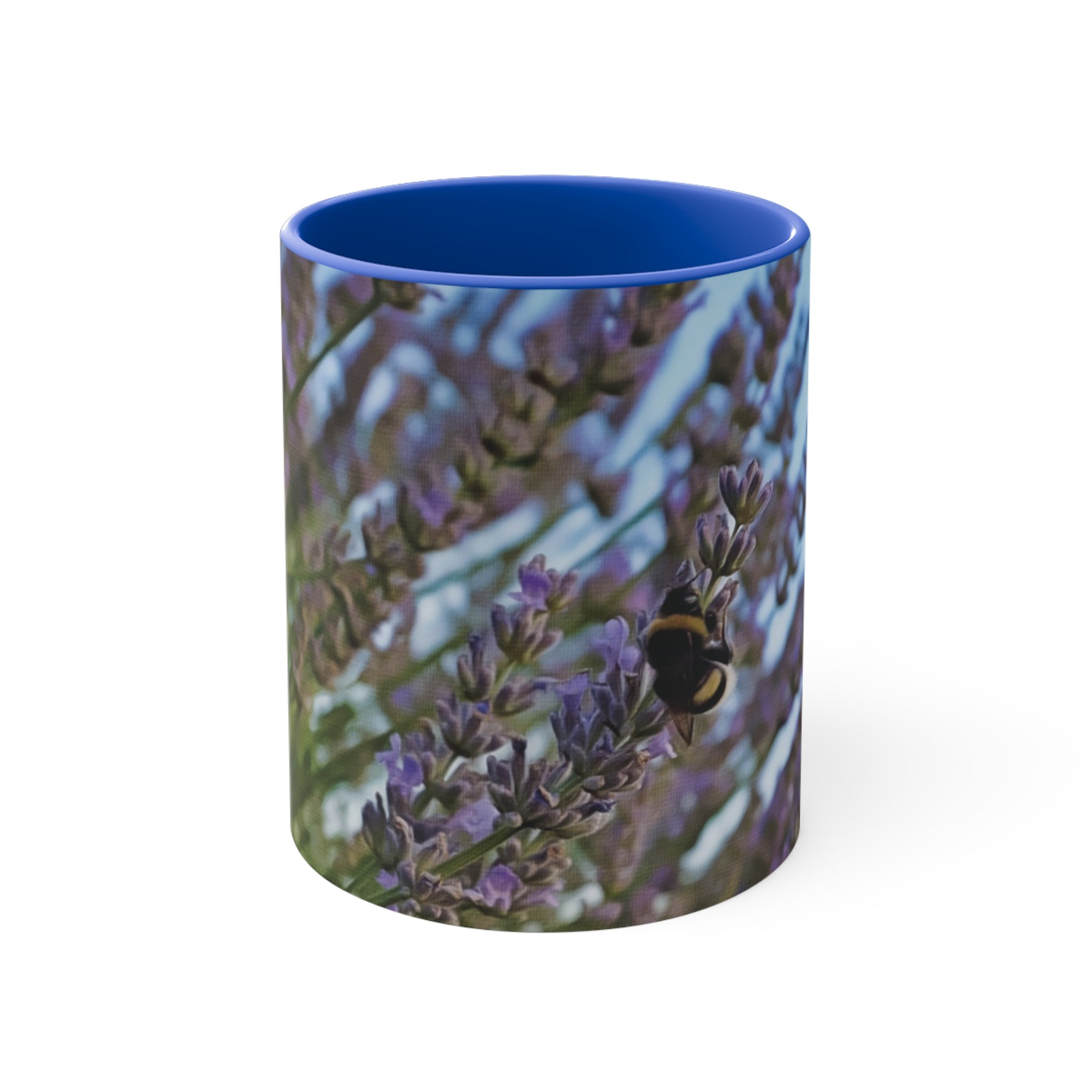 Mug 11oz - Flower of Lavender with Bombus Insect (Variant 1)
