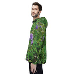 Windbreaker Jacket - Flower of Malva Sylvestris