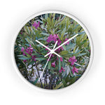 Wall Clock - Flower of Oleander