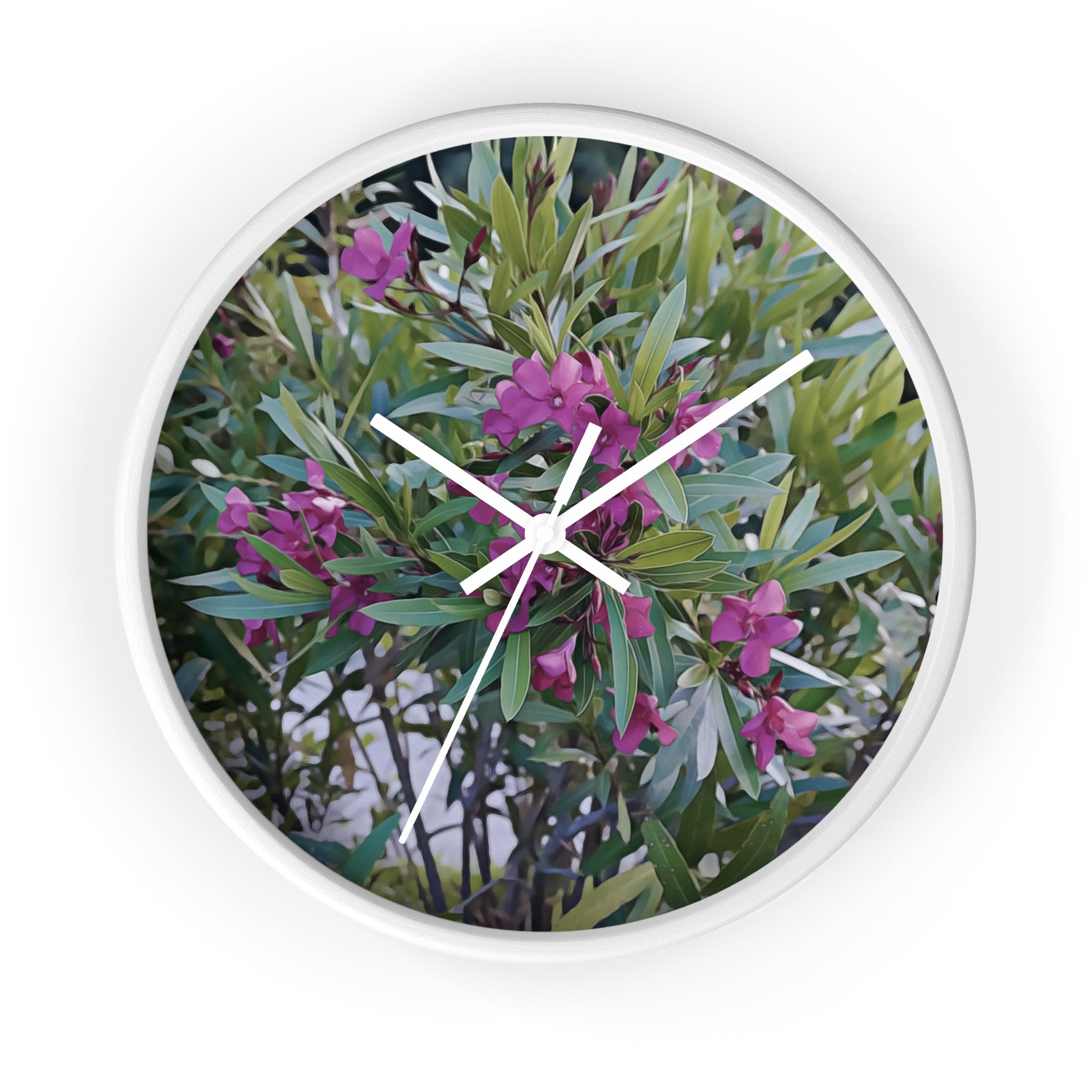 Wall Clock - Flower of Oleander