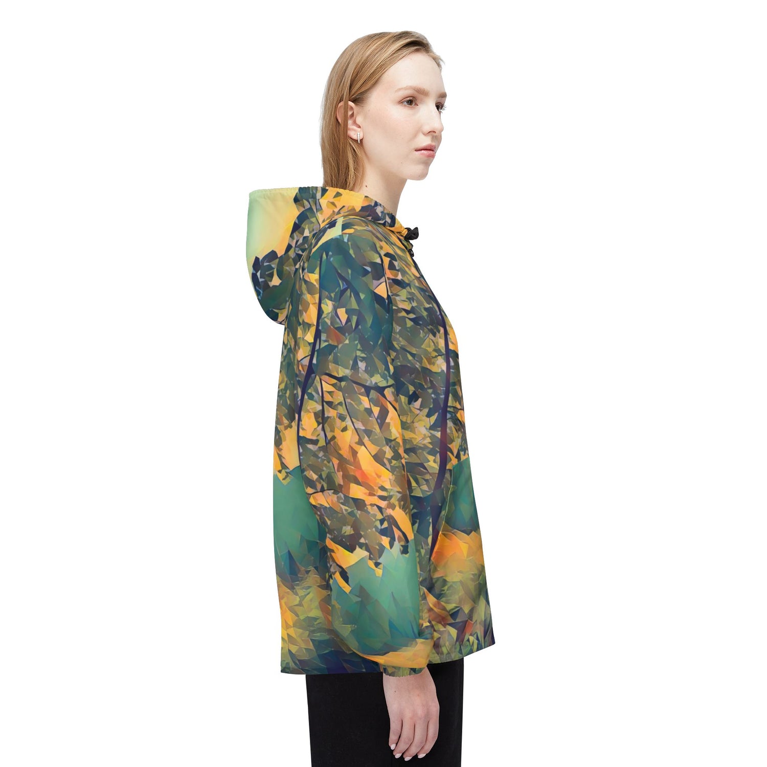 Windbreaker Jacket - Poly Art - Forest (Variant 4)