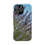 Magnetic Tough Phone Case - Flower of Lavender with Bombus