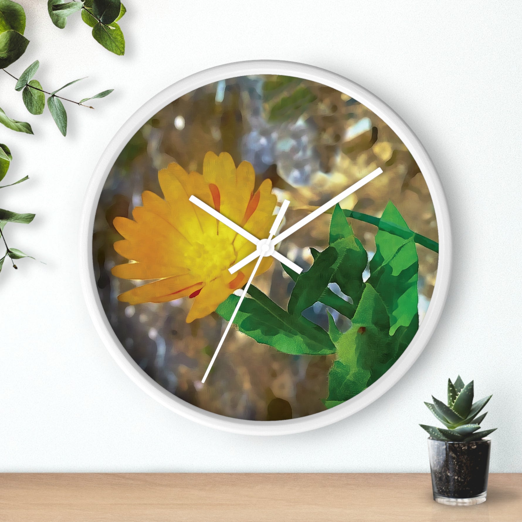 Wall Clock - Flower of Calendula