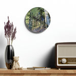 Acrylic Wall Clock - Poly Art - Forest (Variant 07)