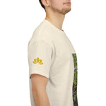Unisex Heavy Cotton Tee - Poly Art - Flower of Daisies (Variant 1)