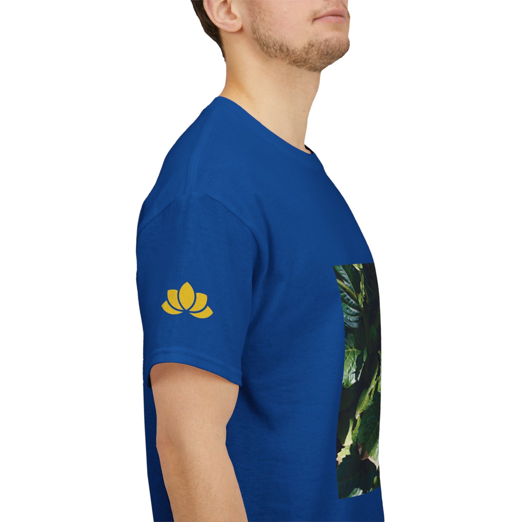 Unisex Heavy Cotton Tee - Flower of Ortensia/Hydrangea Macrophylla