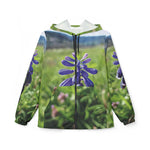 Windbreaker Jacket - Poly Art - Flower of Muscari