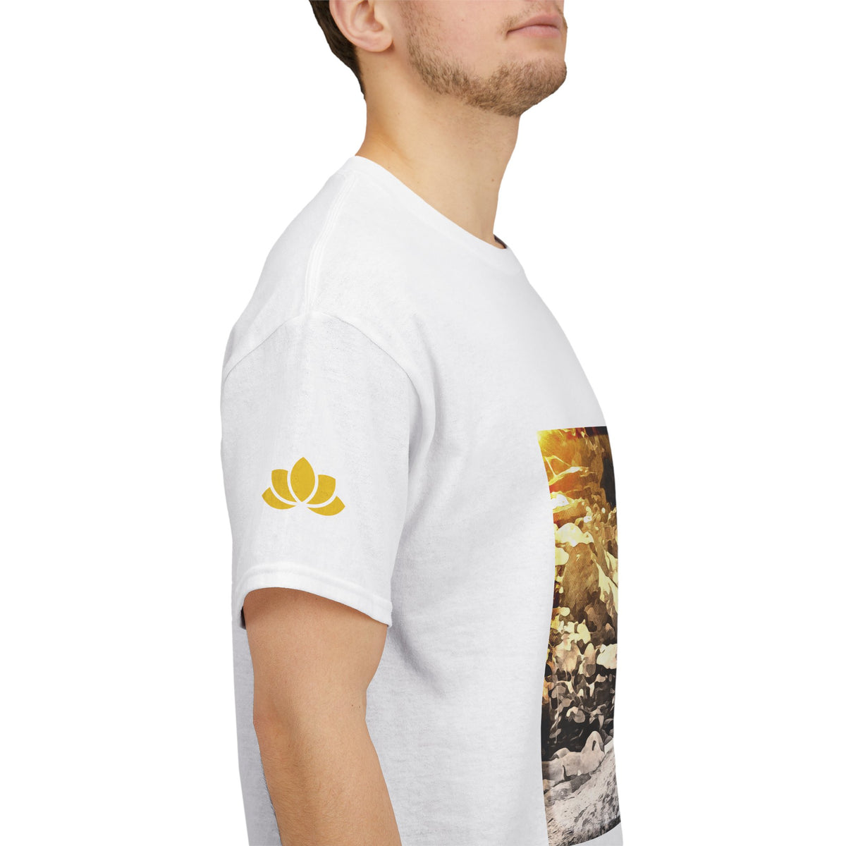 Unisex Heavy Cotton Tee - Stone Balance (Variant 1)