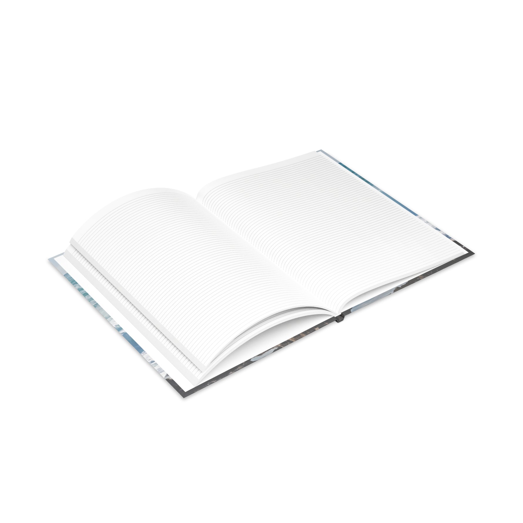 Hardcover Notebook with Puffy Covers - Sea Landscape (Variant 06)