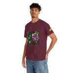 Unisex Heavy Cotton Tee - Flower of Ortensia/Hydrangea Macrophylla