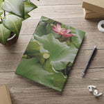 Hardcover Notebook with Puffy Covers - Flower of Lotus
