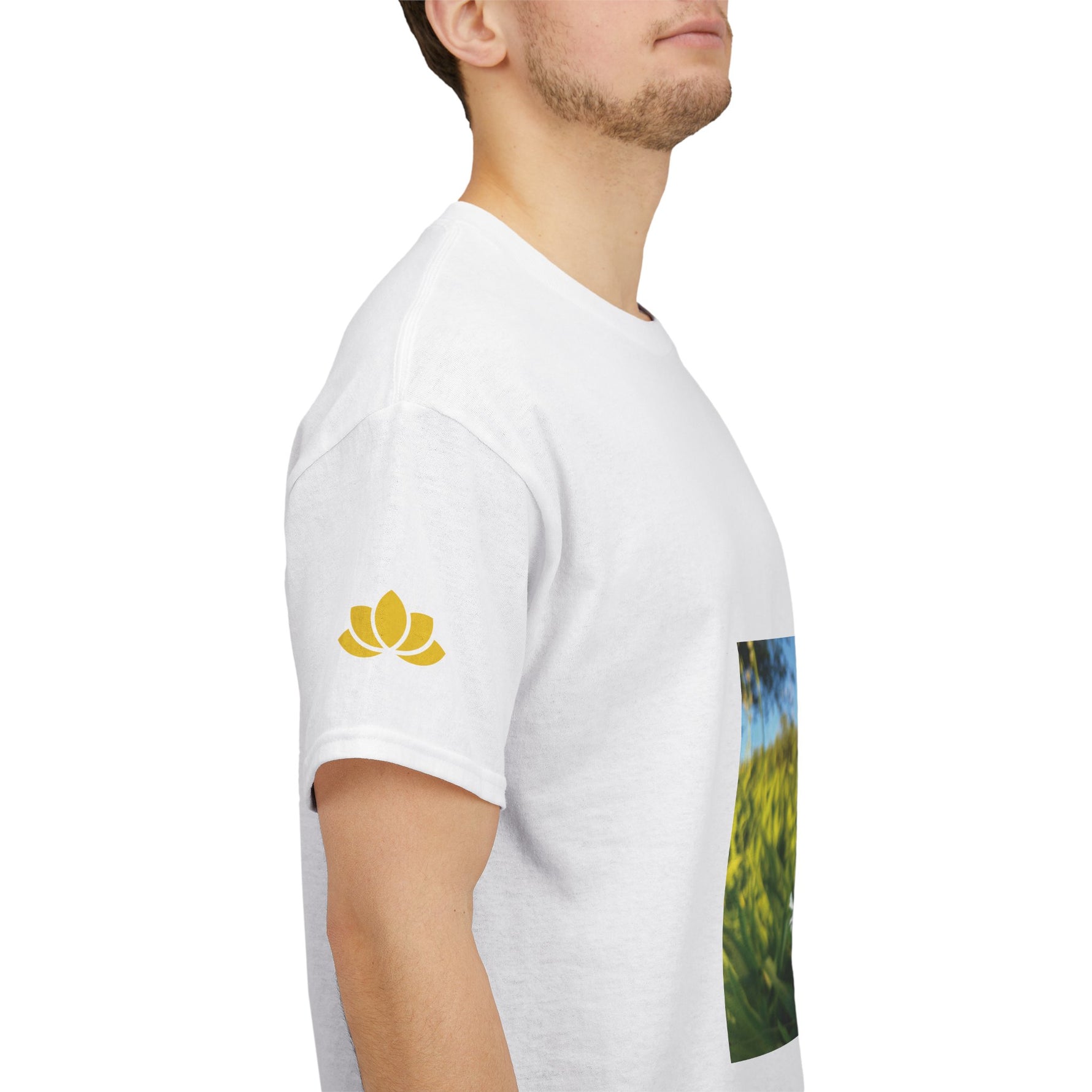 Unisex Heavy Cotton Tee - Flower of Silene Vulgaris