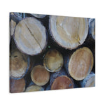 Stretched Matte Canvas - Wooden Trunks (Variant 2)