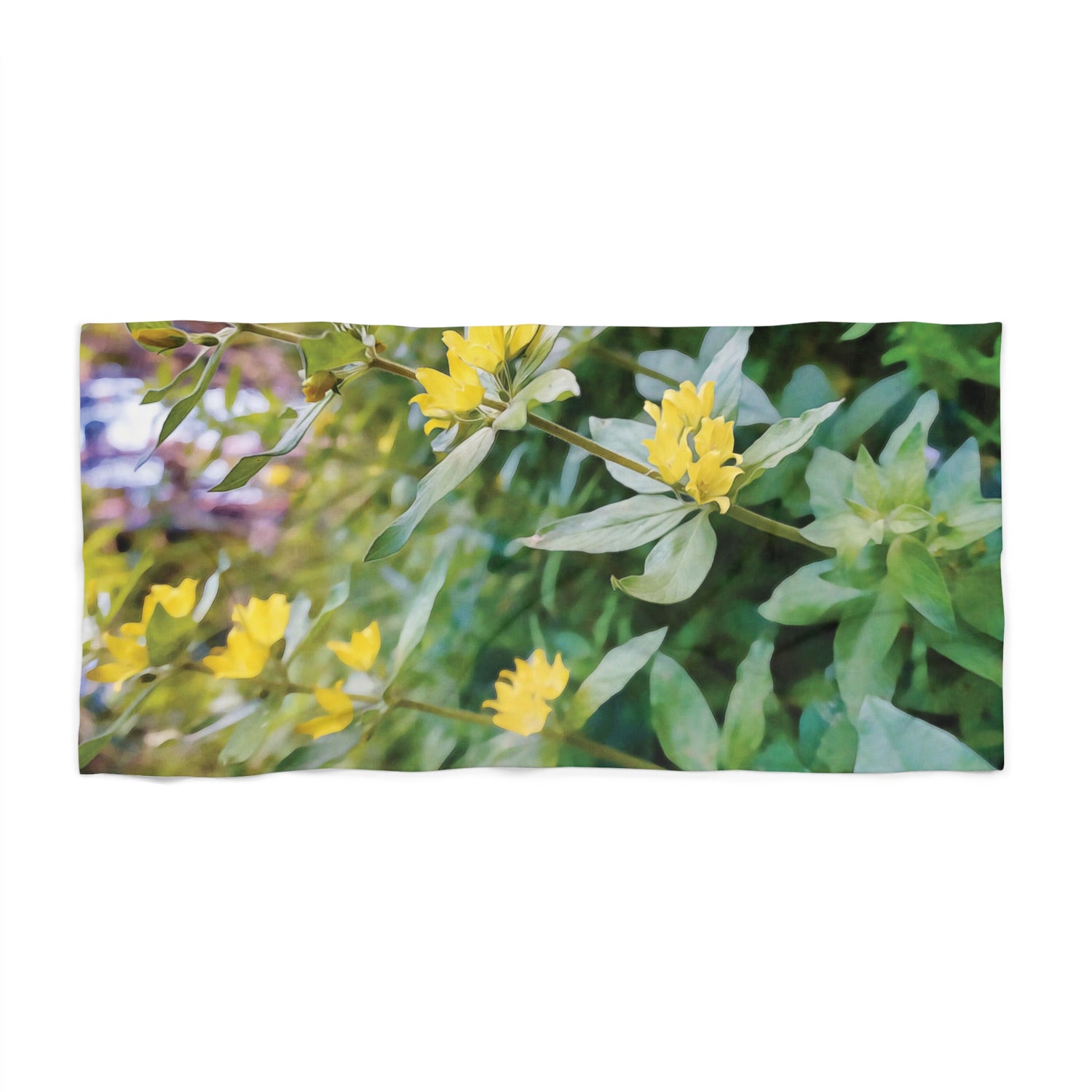 Beach Towel – Flower of Lysimachia (Variant 2)