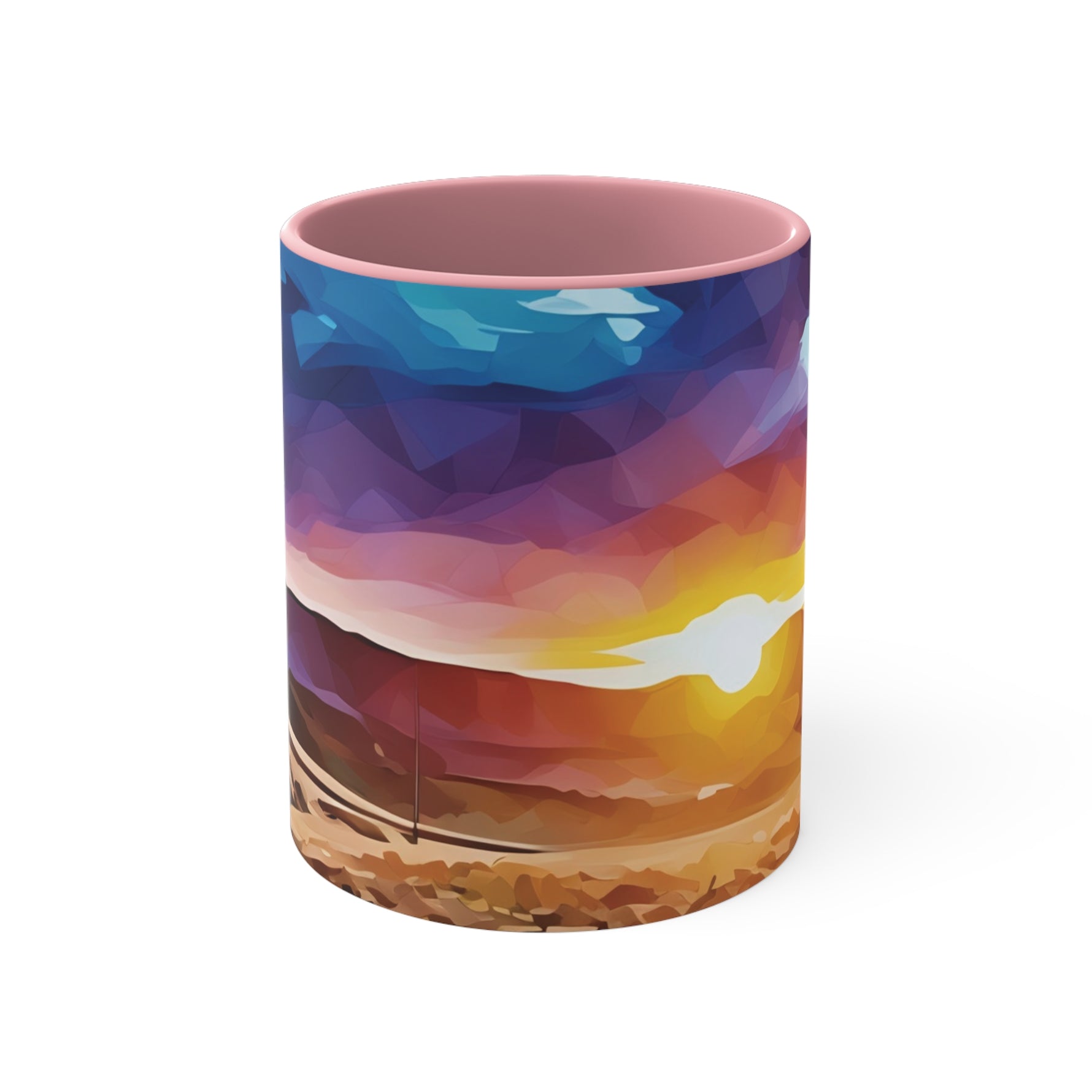 Mug 11oz - Poly Art - Tuscan Landscape (Variant 2)