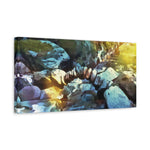 Stretched Matte Canvas - Stone Balance (Variant 3)